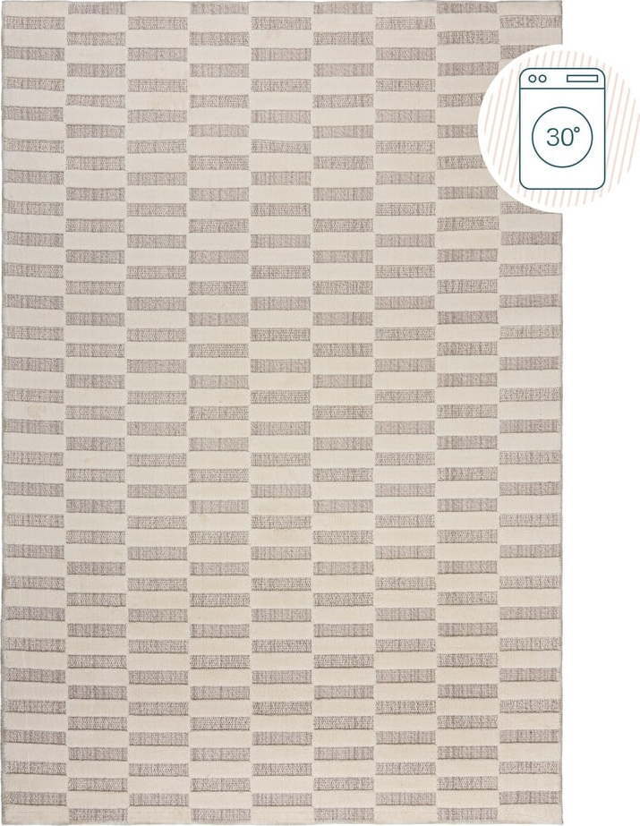 Šedobéžový pratelný koberec 155x230 cm Marlowe – Flair Rugs Flair Rugs