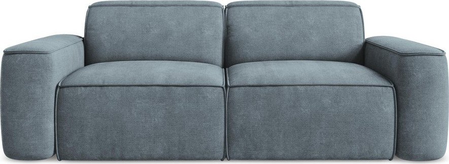 Šedomodrá žinylková pohovka 204 cm Omao – Makamii Makamii