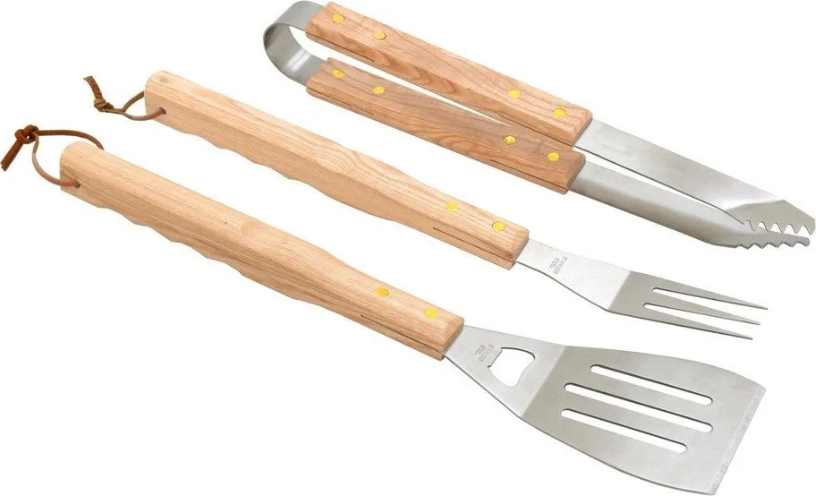 Set 3 kusů grilovacího nářadí Cattara Wood