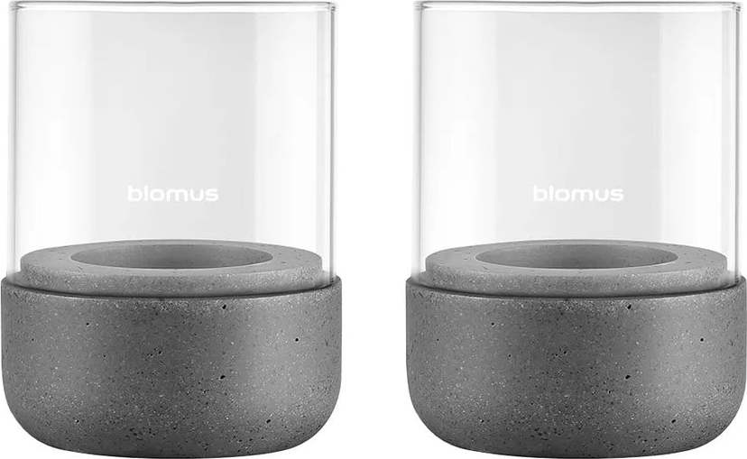 Skleněné svícny v sadě na čajovou svíčku 2 ks Calma – Blomus Blomus
