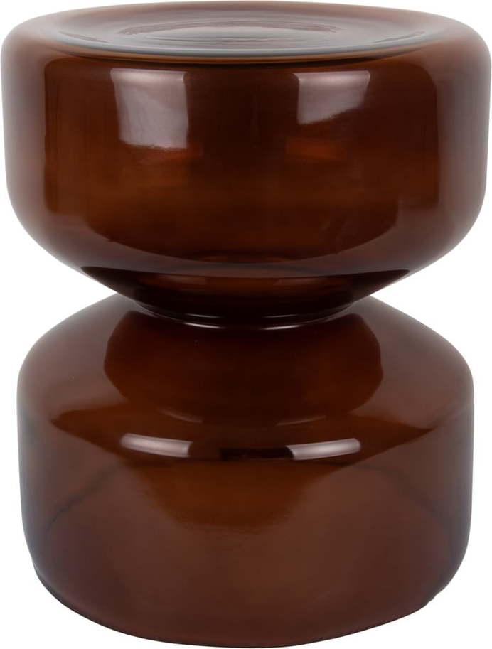 Skleněný kulatý odkládací stolek ø 35 cm Doble – Leitmotiv Leitmotiv