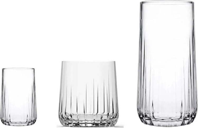 Sklenice v sadě 18 ks Nova – Hermia Hermia