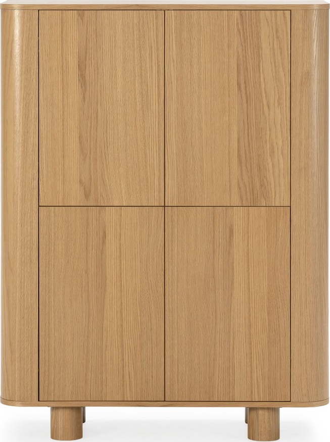 Skříňka v dekoru dubu v přírodní barvě 100x133x40 cm Padoc – MOME Mome