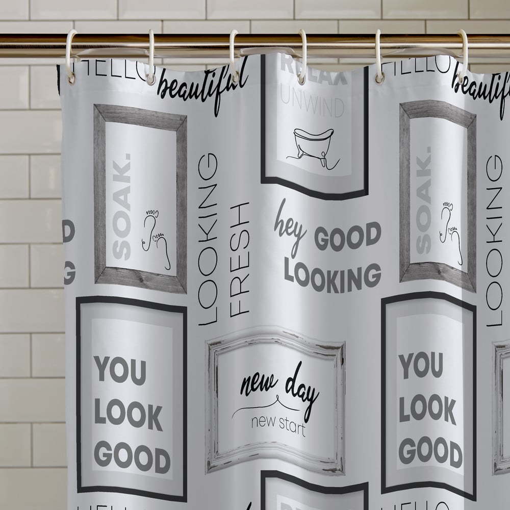 Sprchový závěs 180x180 cm Relax and Unwind – Catherine Lansfield Catherine Lansfield