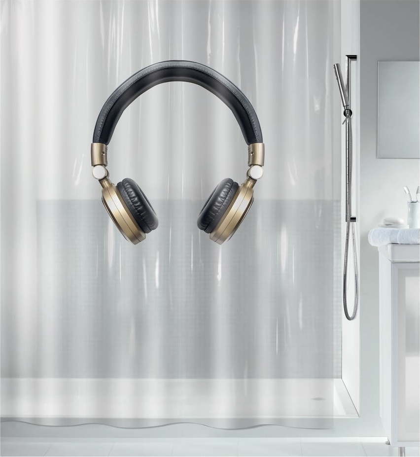 Sprchový závěs 180x200 cm Headphone – Spirella SPIRELLA