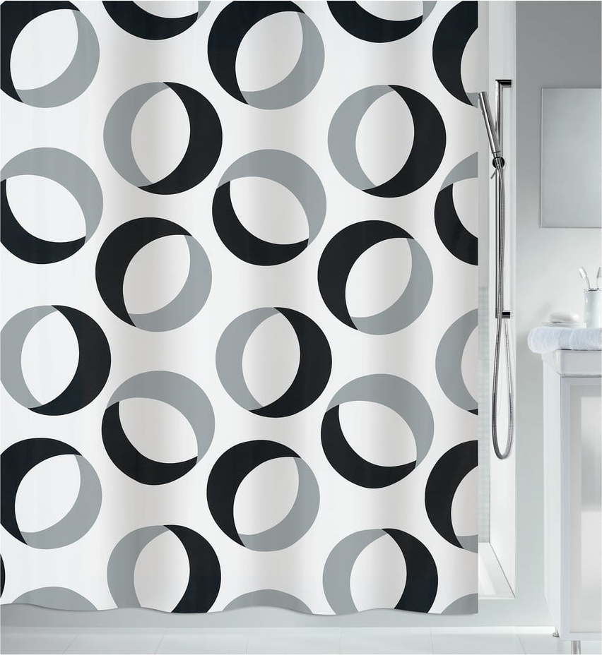 Sprchový závěs 180x200 cm Rings – Spirella SPIRELLA