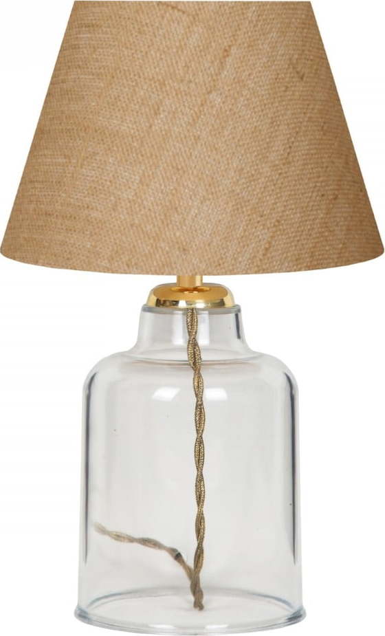 Stolní lampa s textilním stínidlem (výška 30 cm) Baran – Opviq lights Opviq lights