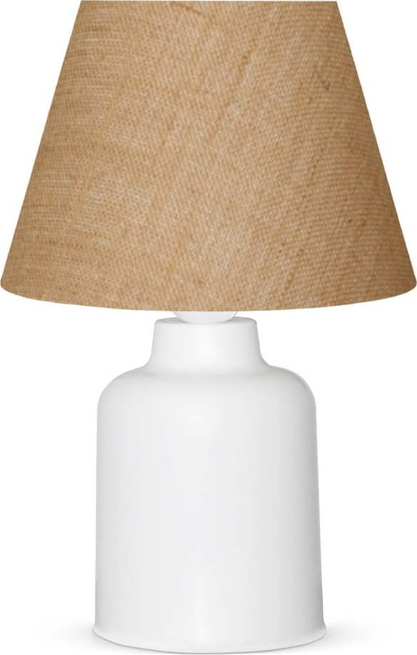 Stolní lampa se stínidlem z juty (výška 31 cm) Eren – Opviq lights Opviq lights