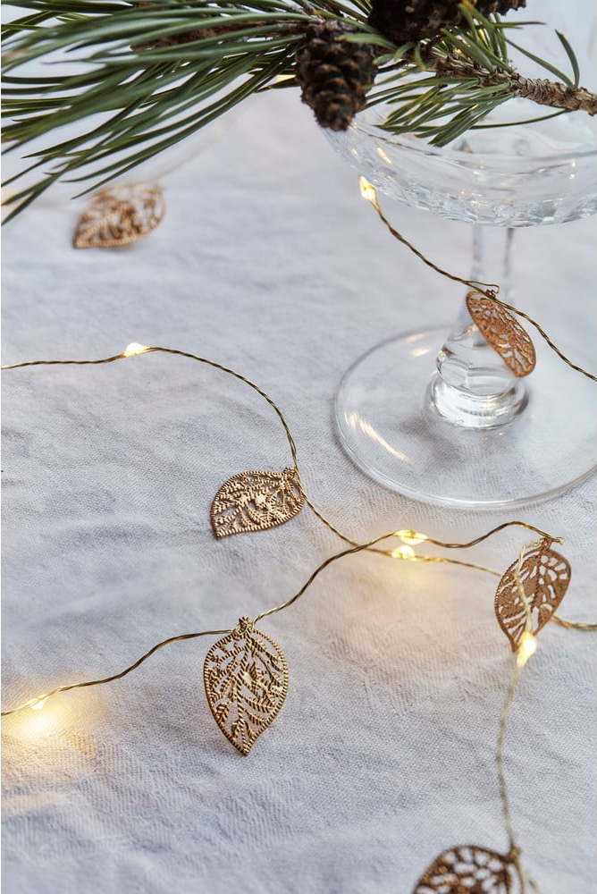 Světelný řetěz počet žárovek 20 ks na baterky délka 200 cm Marlin Leaf – Sirius Sirius