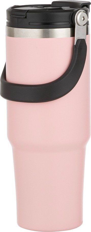 Světle růžová cestovní nerezová lahev 1 l Eco – Ladelle Ladelle