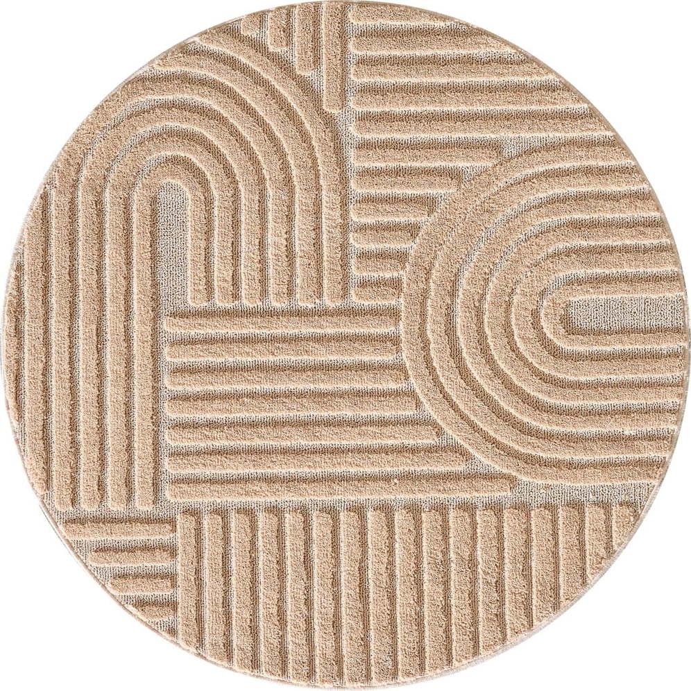 Světle růžový kulatý koberec ø 160 cm Art 1121 – Ayyildiz Carpets Ayyildiz Carpets