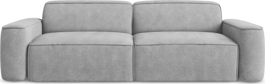 Světle šedá žinylková pohovka 244 cm Omao – Makamii Makamii