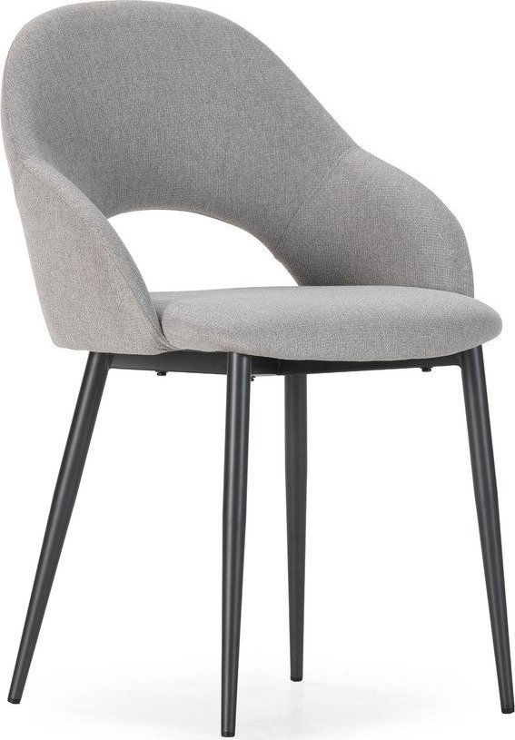 Světle šedé čalouněné jídelní židle v sadě 2 ks Lia – Marckeric Marckeric