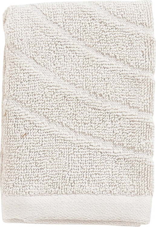 Světle šedý froté bavlněný ručník 30x30 cm Time – Zone Zone