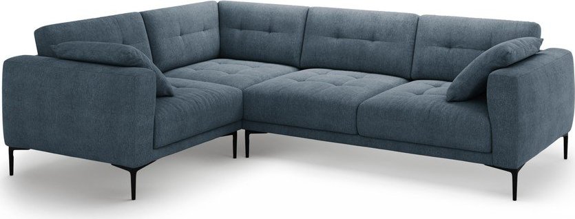 Tmavě modrá rohová pohovka (levý roh/do L) Bemy – Micadoni Micadoni