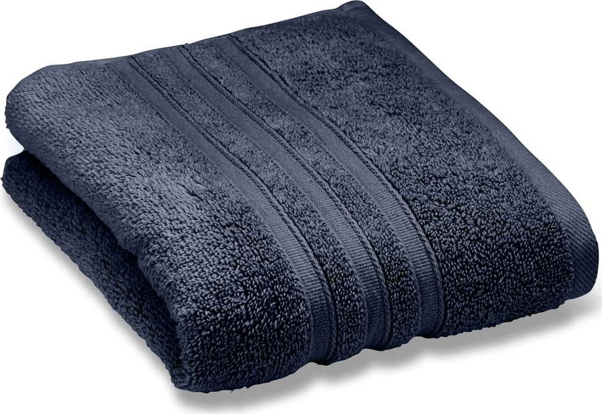 Tmavě modrý froté bavlněný ručník 50x85 cm Zero Twist – Catherine Lansfield Catherine Lansfield