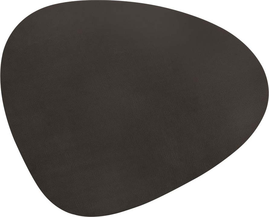 Tmavě šedá kůže 92x108 cm Curve XXXL Bull – LIND DNA Lind DNA