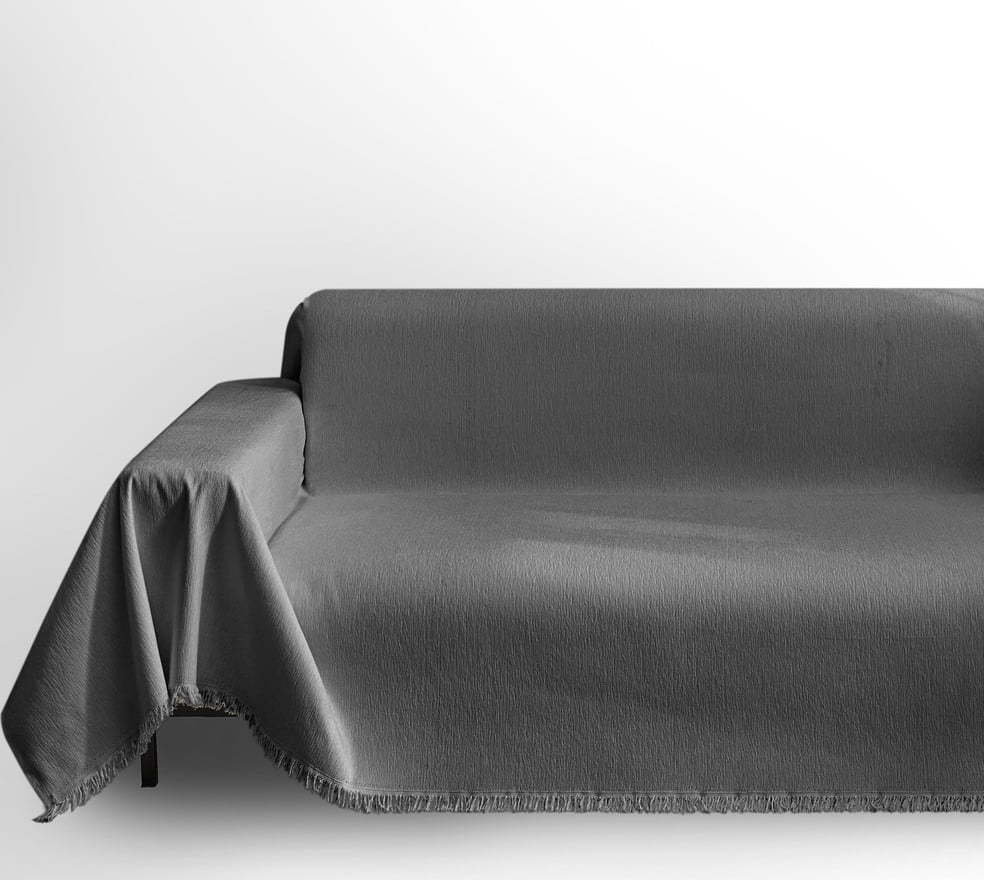 Tmavě šedý 2místný potah na pohovku Talo – Filumi Filumi