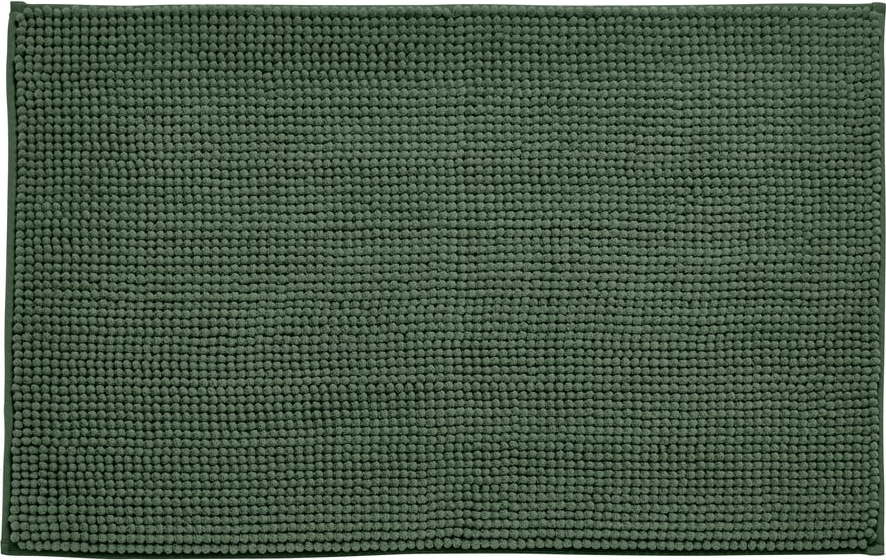 Tmavě zelená koupelnová předložka 50x80 cm Bobble – Catherine Lansfield Catherine Lansfield