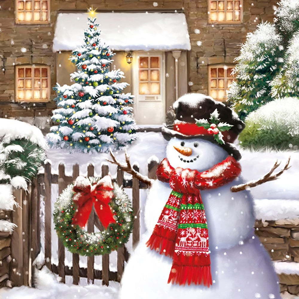 Ubrousky v sadě 20 ks 33x33 cm Noel – Homéa Homea