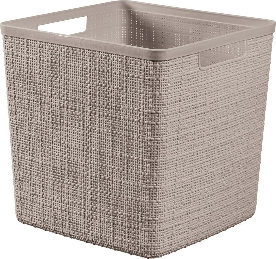 Úložný plastový košík 28x28x27 cm Jute – Curver Curver