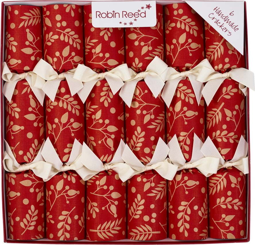 Vánoční crackery v sadě 6 ks Floral – Robin Reed Robin Reed