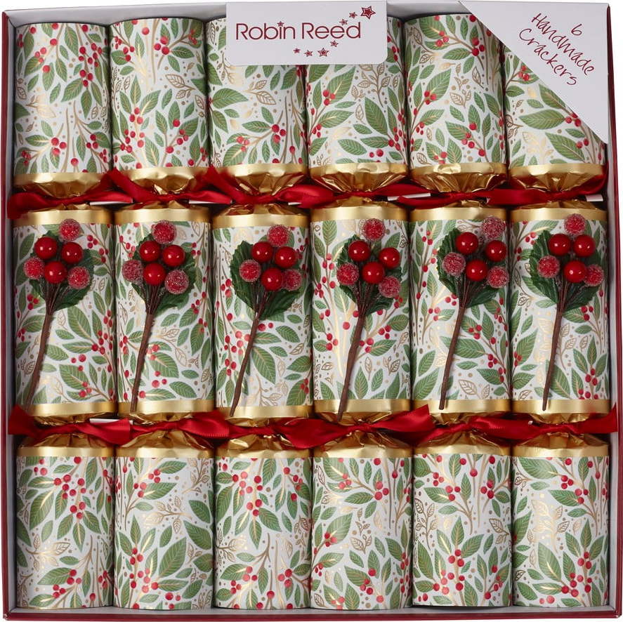 Vánoční crackery v sadě 6 ks Winter Berry – Robin Reed Robin Reed