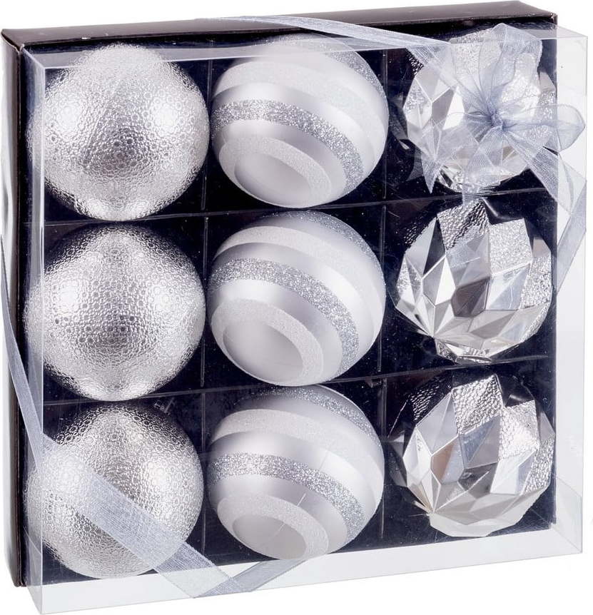 Vánoční koule v sadě 9 ks ø 6 cm – Casa Selección Casa Selección