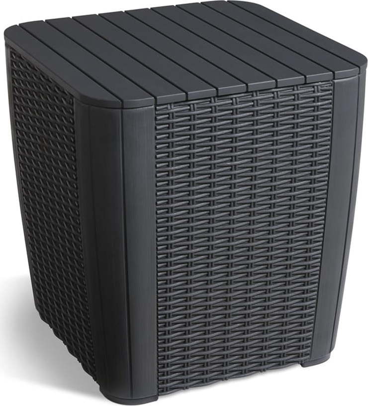 Zahradní odkládací stolek z umělého ratanu 39x39 cm Luzon – Keter Keter