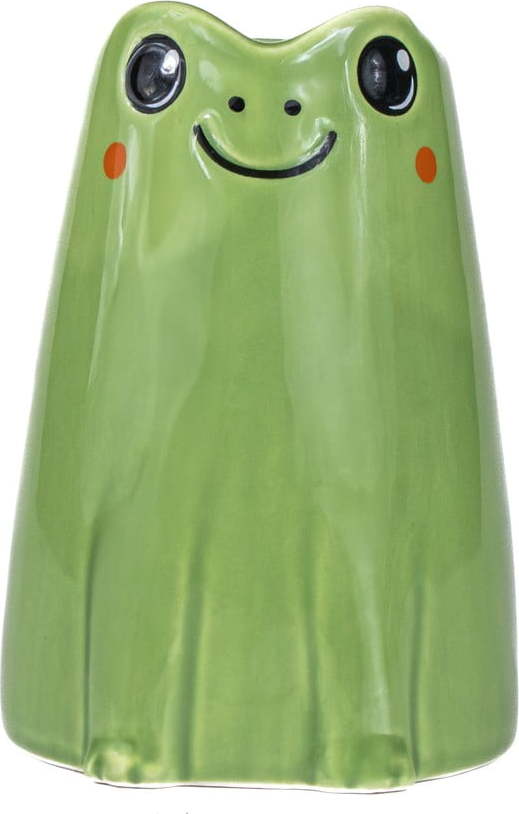 Zelená keramická váza (výška 10 cm) Frog Mini – Sass & Belle Sass & Belle