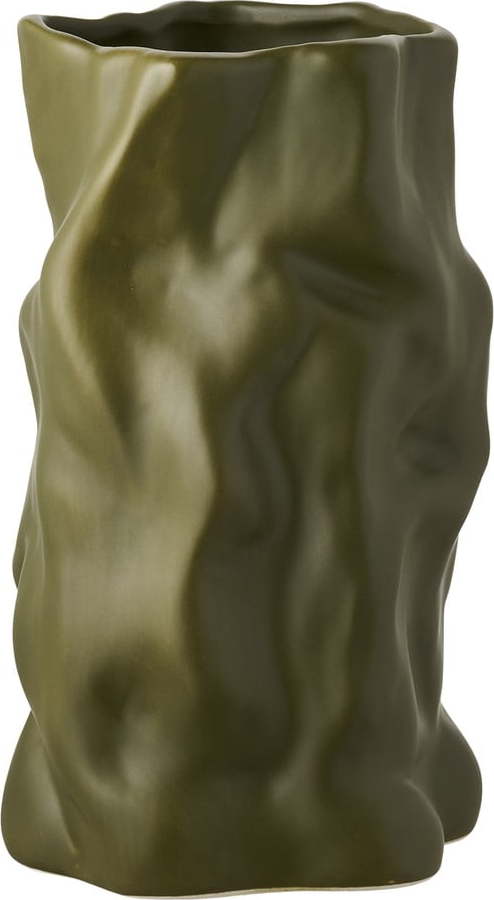 Zelená keramická váza (výška 25