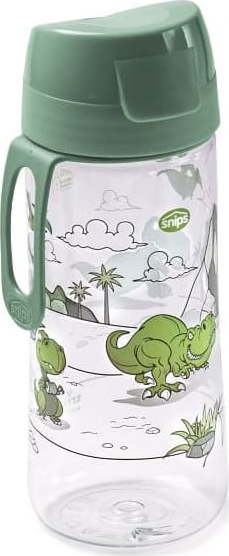 Zelená tritanová dětská lahev 500 ml Dinosaur – Snips Snips
