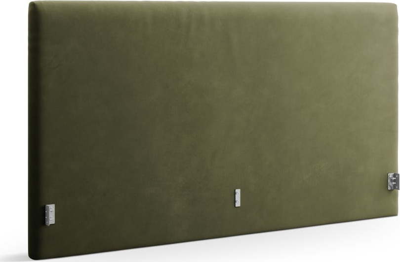 Zelené čalouněné čelo postele 150