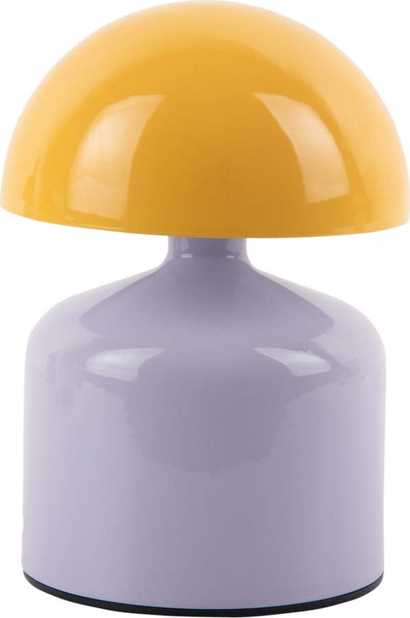 Žlutá/fialová LED stolní lampa (výška 15 cm) Funky Impetu – Leitmotiv Leitmotiv