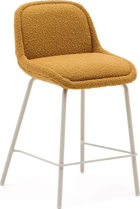 Barová židle v hořčicové barvě (výška sedáku 65 cm) Aimin – Kave Home Kave Home