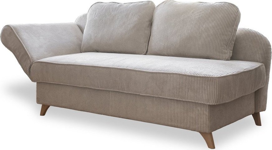 Béžová manšestrová lenoška (levý roh) Chic Charlotte – Miuform Miuform