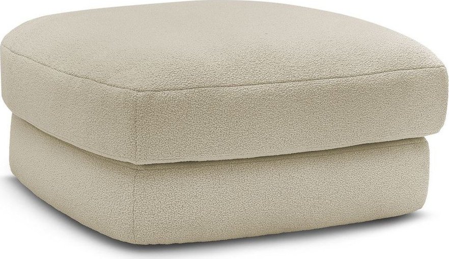 Béžová podnožka z textilie bouclé Leonore – Bobochic Paris Bobochic Paris