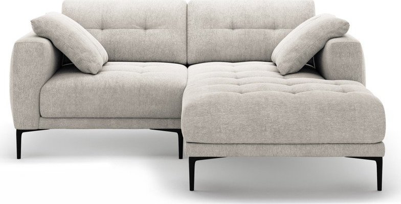 Béžová rohová pohovka (pravý roh/s lenoškou) Bemy – Micadoni Micadoni