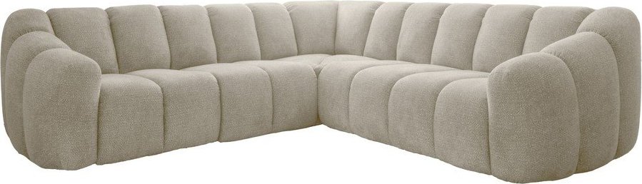 Béžová rohová pohovka Shell – Miuform Miuform