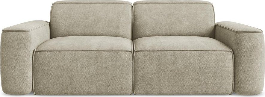 Béžová žinylková pohovka 204 cm Omao – Makamii Makamii