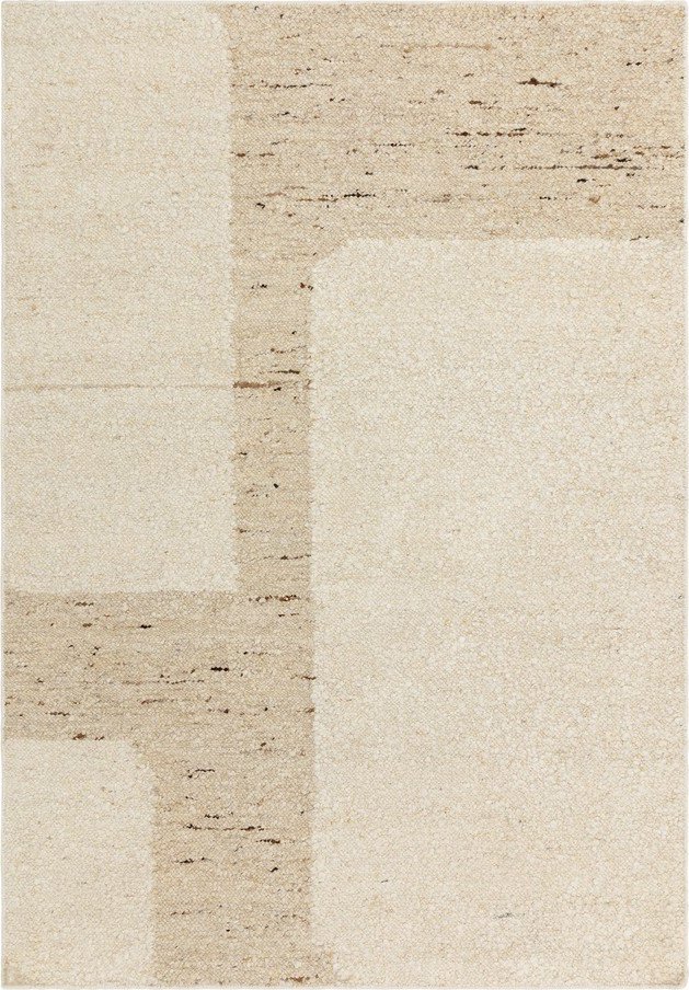 Béžový oboustranný/ručně tkaný vlněný koberec 120x170 cm Napa Tumbla – Asiatic Carpets Asiatic Carpets