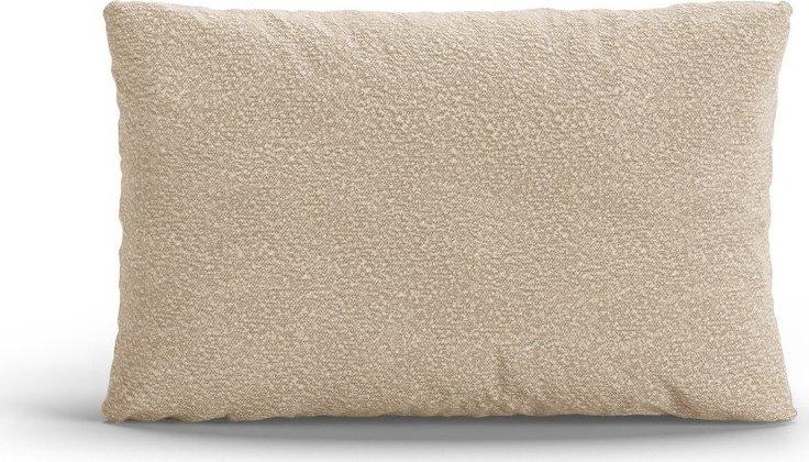Béžový polštář na gauč z textilie bouclé Poppy – Micadoni Micadoni