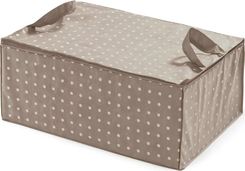 Béžový úložný vak Compactor Dots, 50 x 70 cm