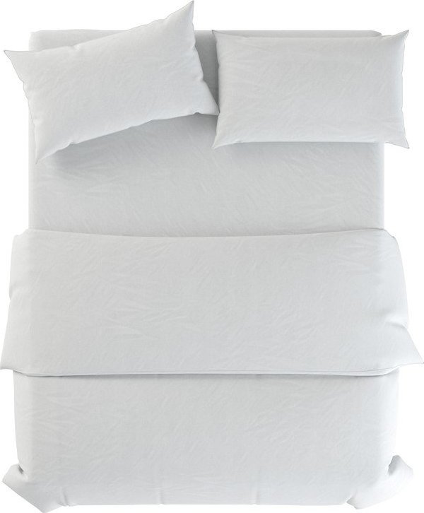 Bílé lněné povlečení na dvoulůžko 200x200 cm Blanco – Native Natural Native Natural