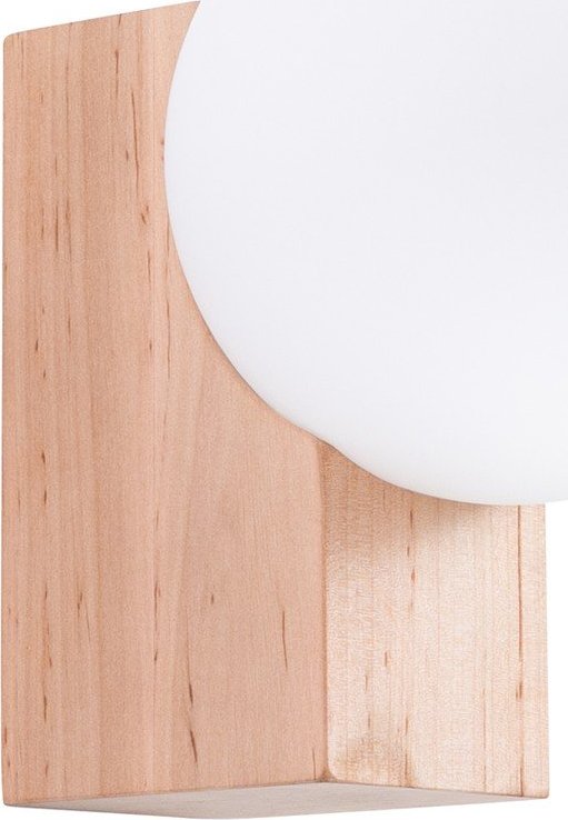 Bílé/v přírodní barvě nástěnné svítidlo ø 12 cm Solum – Sollux Sollux