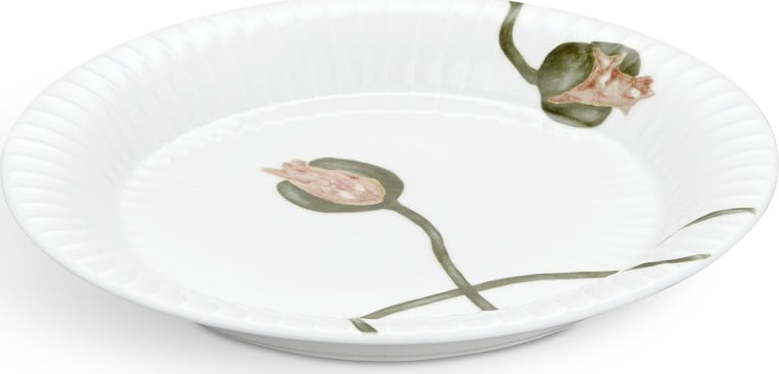 Bílý porcelánový talíř Kähler Design Hammershøi Poppy