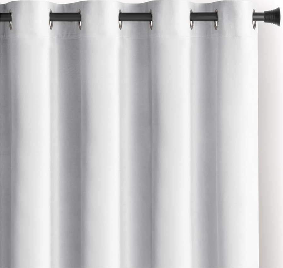 Bílý sametový dimout závěs 140x270 cm Eyelets – Restilo Restilo