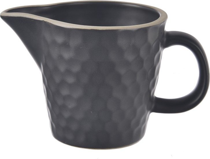 Černá keramická konvička na mléko 100 ml Tea Time – Orion Orion