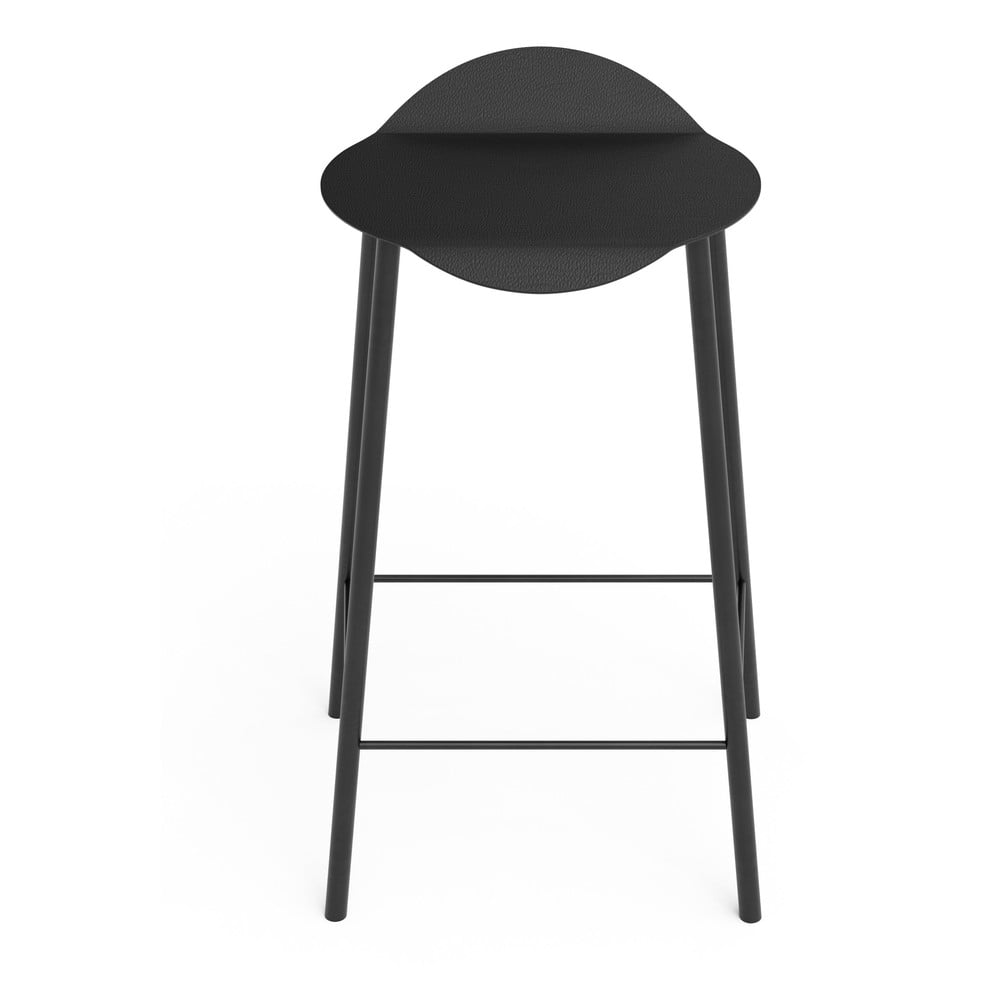 Černá kožená barová židle Flamingo Bull – LIND DNA Lind DNA