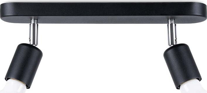 Černé kovové stropní svítidlo ø 6 cm Brando – Sollux Sollux